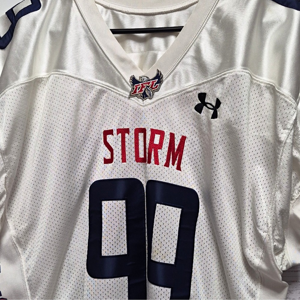 Under Armour Sioux Falls Storm #99 Football Jersey White XL IFL